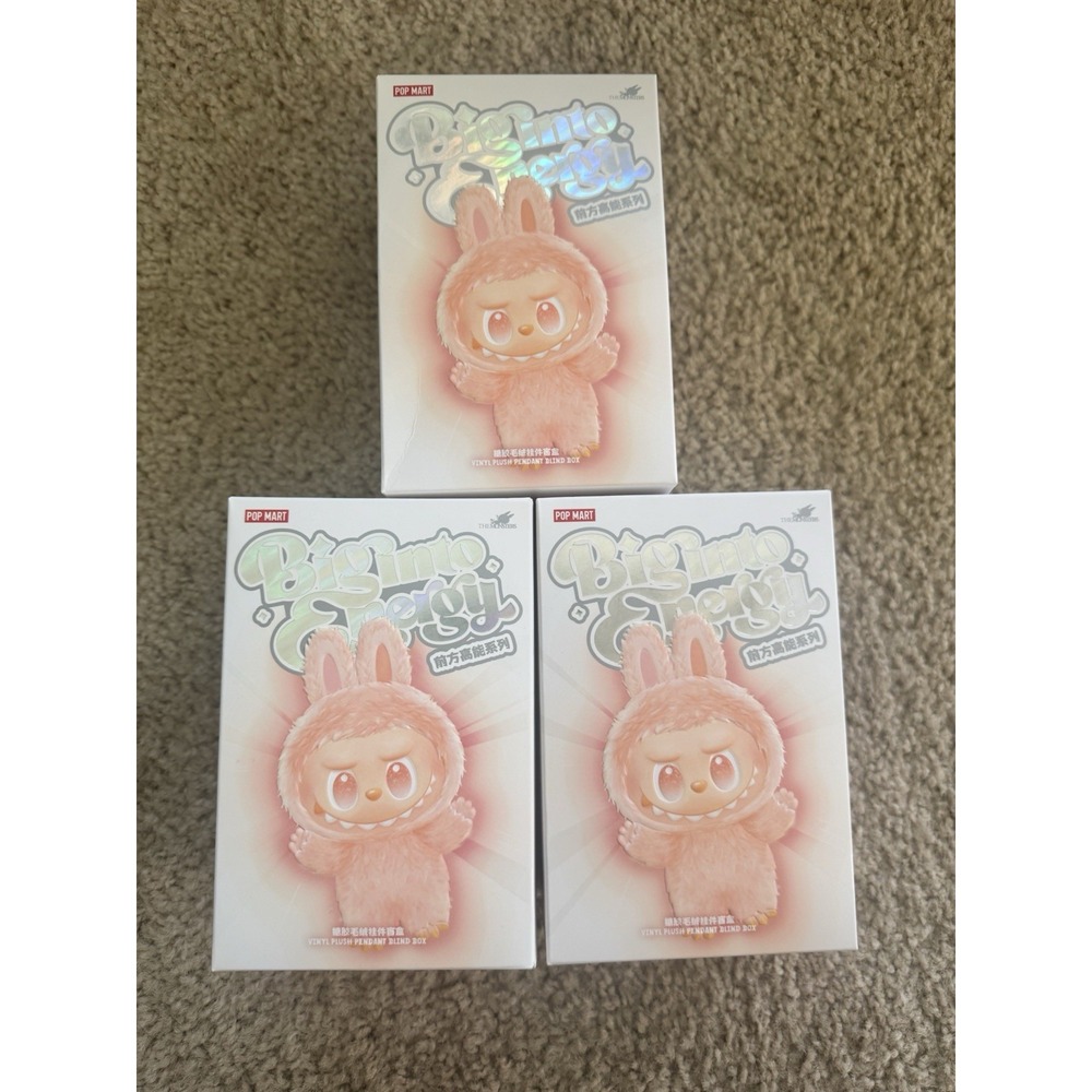 Pop Mart The Monsters Big‎ Into Energy  Sealed Labubu Set Of 3